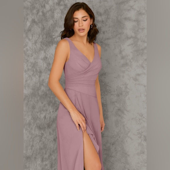 Azazie Kori Bridesmaid Dress in Dusty Rose - Picture 5 of 10